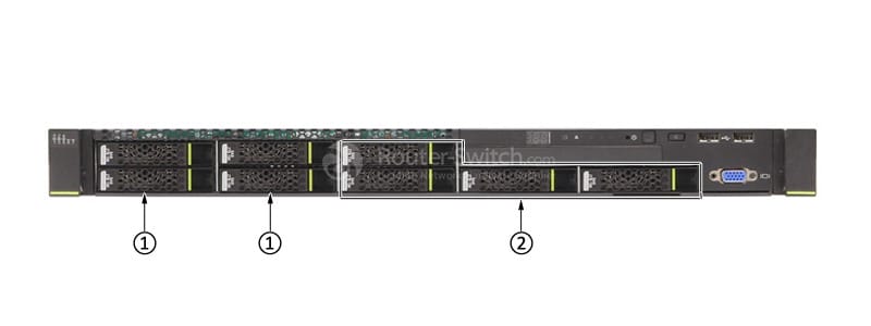 HUAWEI RH1288 V3 RACK SERVER-8 disks-front-2