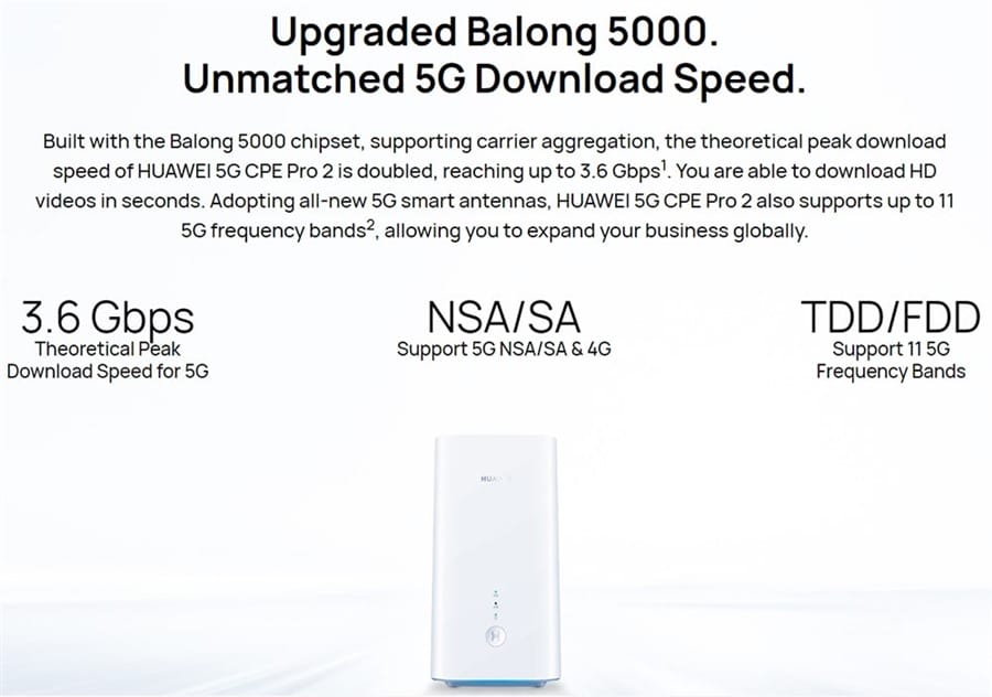 Huawei 5G CPE Pro 2-2