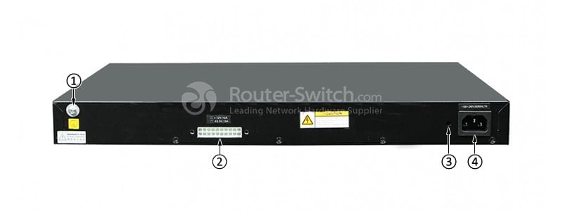 Huawei S5720-52P-PWR-LI-AC Rear Panel