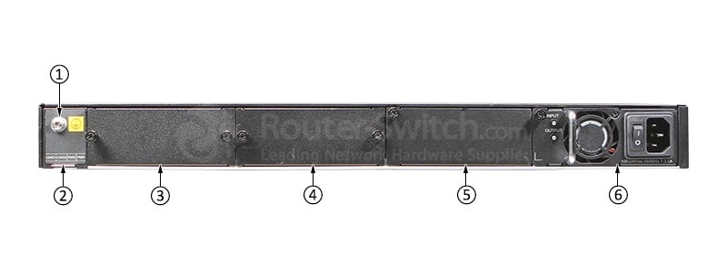 Huawei S5730-44C-PWH-HI Back View