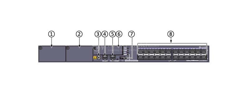 the front panel of LS-S5328C-HI-24S