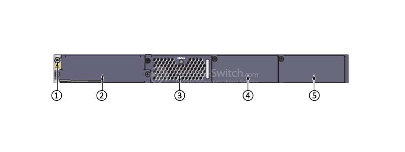 the front panel of LS-S5328C-PWR-EI
