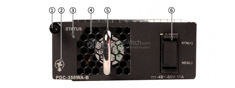 PDC-350WA-B Front Panel