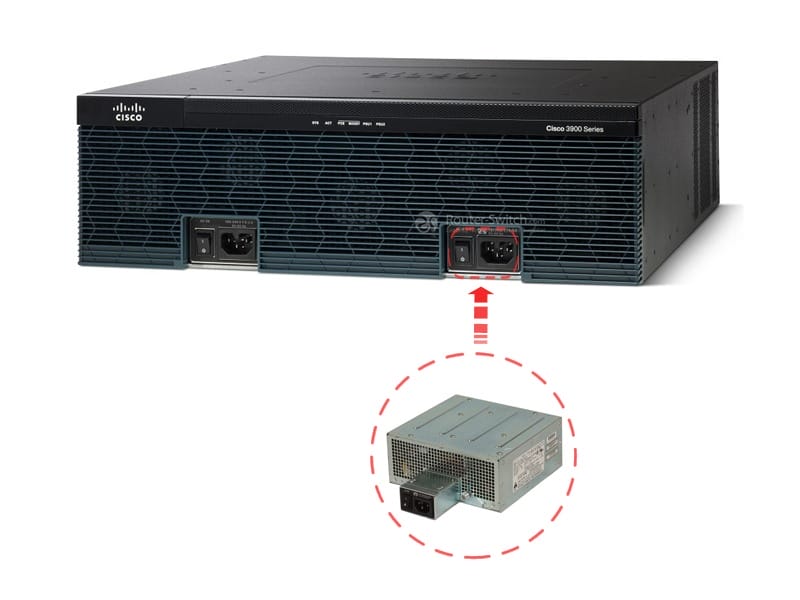 PWR-3900-POE installed in router