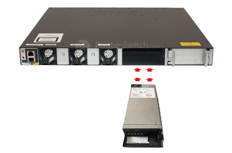 PWR-C2-640WAC installed in switch