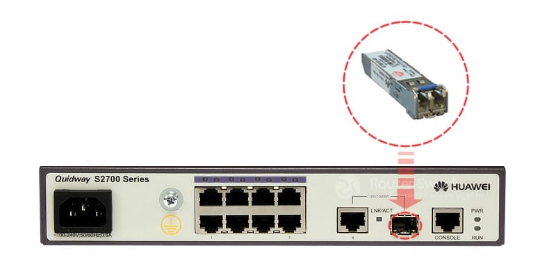 S-SFP-FE-LH40-SM1310 in switch