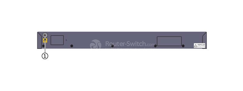 back panel of S2350-28TP-EI-AC