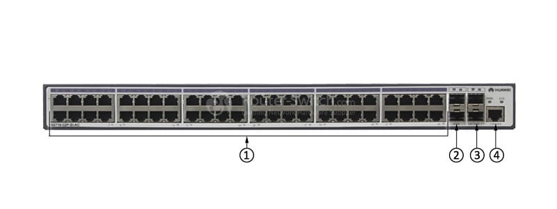 S2710-52P-SI-AC Front Panel
