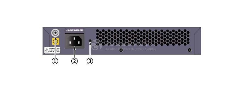 the back panel of S5300-10P-LI-AC