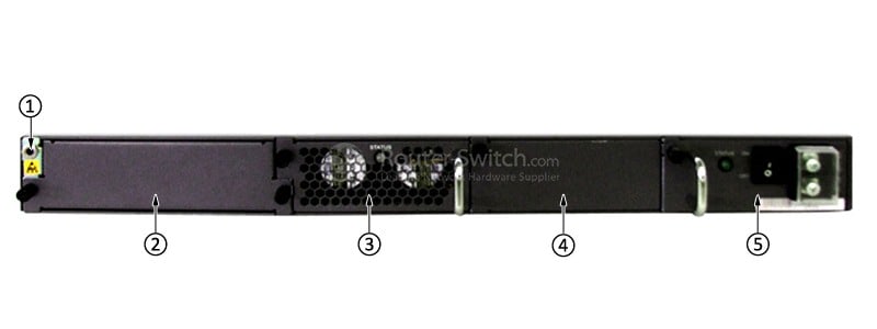 S5700-28C-EI-24S-AC Back Panel