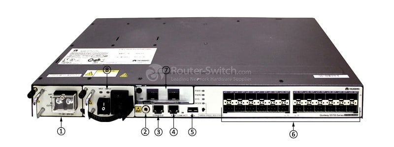 S5700-28C-HI-24S-AC front panel