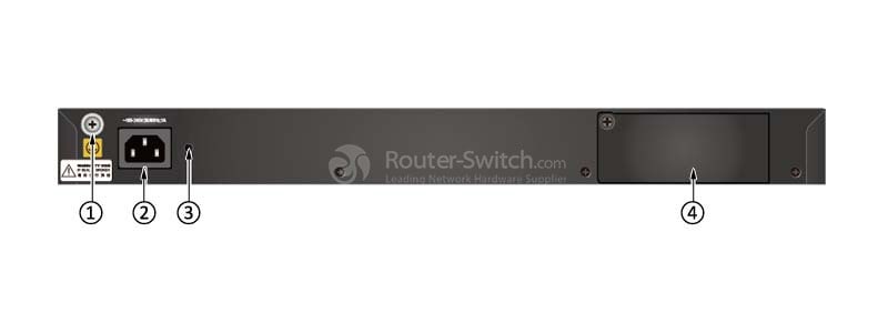  the back panel of S5700-28P-LI-BAT