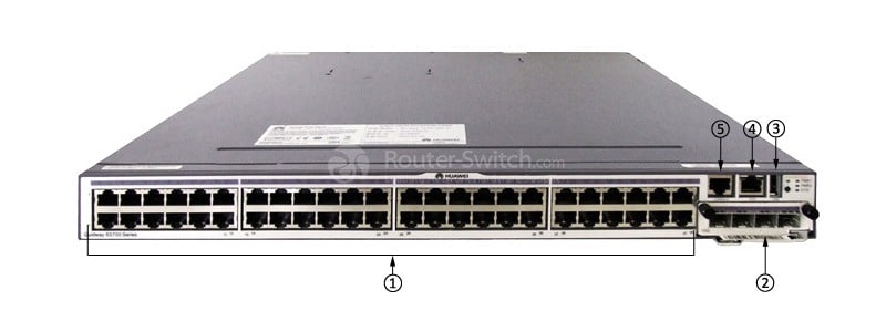 S5700-52C-SI-AC front panel