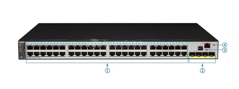 S5700-52X-PWR-LI-AC front