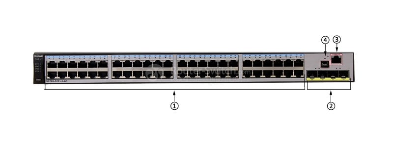 S5700S-52P-LI-AC front panel