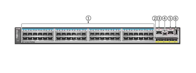 S5710-52C-PWR-EI-AC Front Panel