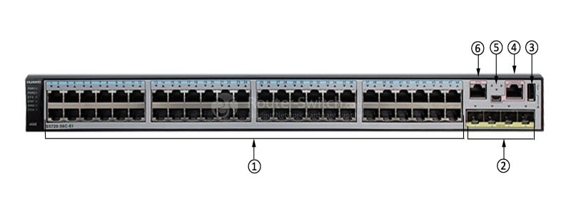 S5720-56C-PWR-HI-AC1 front