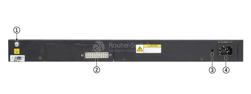 S5720S-52P-SI-AC Back Panel