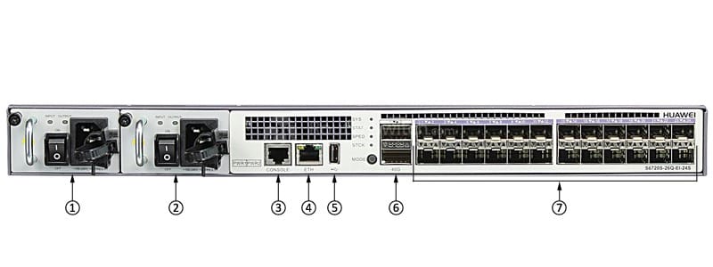 S6720S-26Q-EI-24S-AC Front Panel