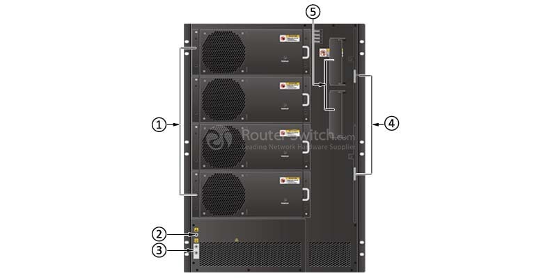 S9712 chassis structure (rear view)
