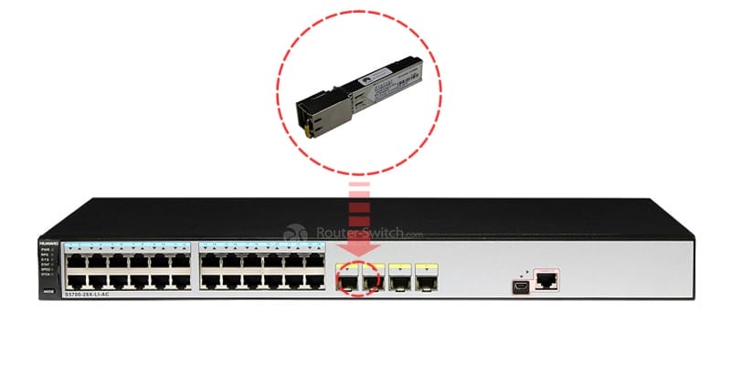 SFP-10G-USR in switch