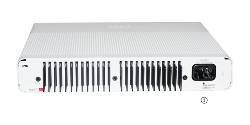 WS-C2960C-12PC-L Back Panel