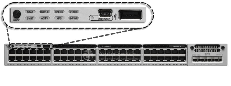 WS-C3850-48T-L Front Panel