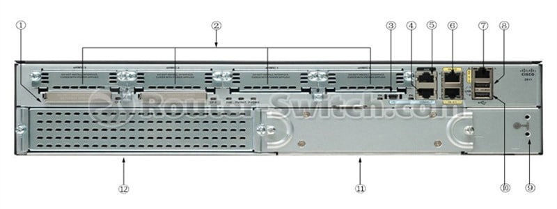 CISCO2911/k9 Back Slot