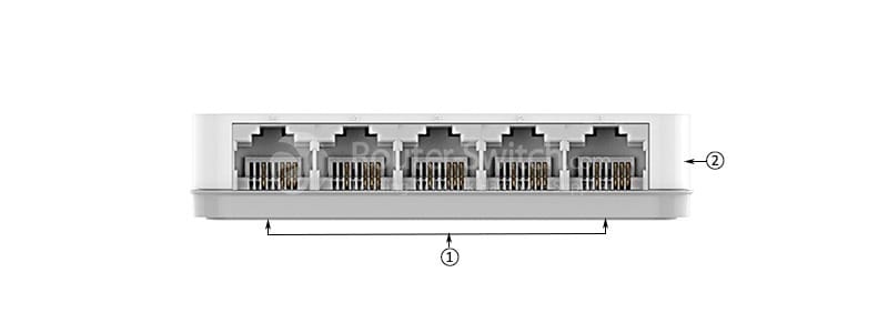 передняя панель des-1005c-cn.
